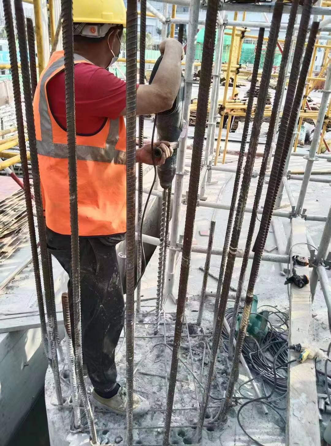 禹城增大截面法加固框架柱施工方案